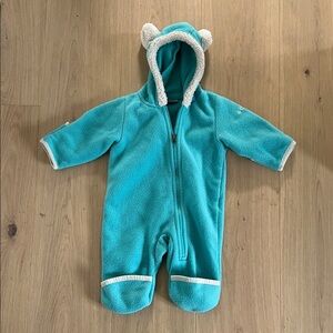 Columbia baby fleece bunting suit 0-3 months
